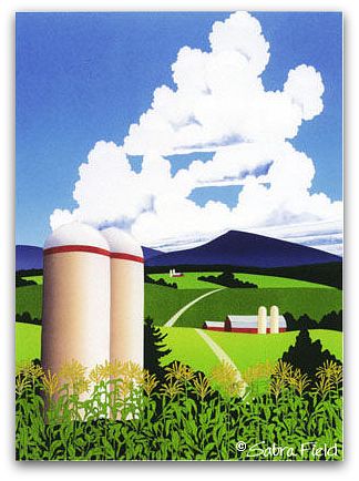 Silos, by Sabra Field